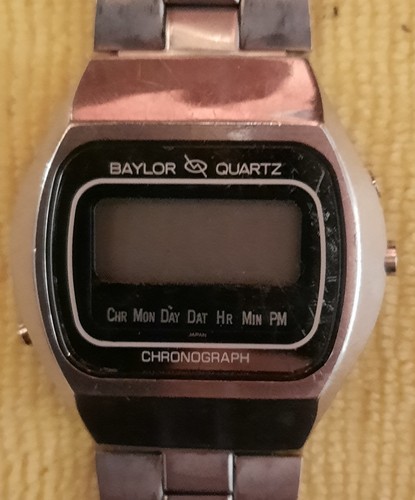Vintage japanese lcd quartz - japanese,