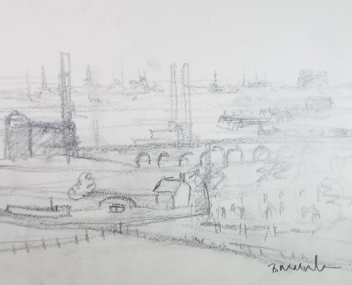 Pencil drawing northern - drawing,, 'northern