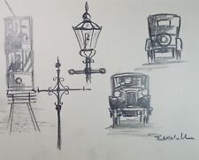 Pencil Drawing, 'Aspects of