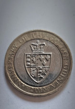 rare anniversary of the golden guinea 2 coin 2013 with minting error