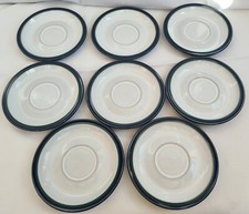 Denby Regatta Dinner Ware Crockery Navy & Green **SOLD INDIVIDUALLY**