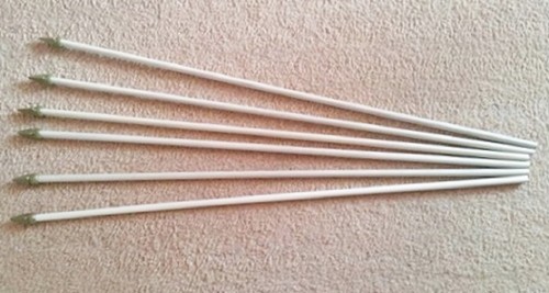 Wooden flag poles for 18 - x,