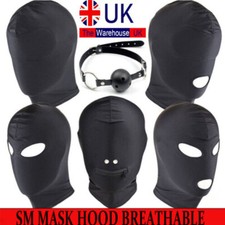 Open Mouth Eyes Gag Hood Gimp