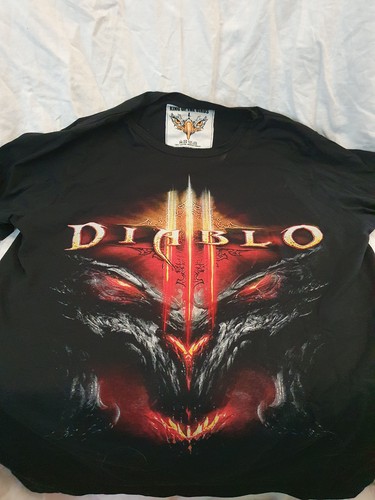 Diablo iii shirt black - diablo, 3