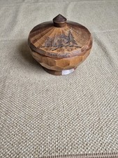 Vintage wooden swiss treen - wooden,