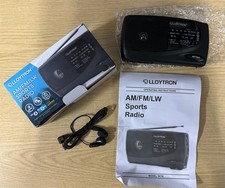LLOYTRON Portable Sports Radio MW FM LW with Earphones Battery Operated - N3201