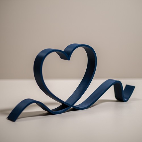Heart ornament line - ornament, art: