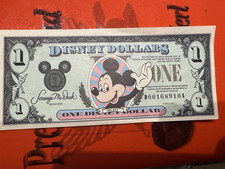 Disney Dollar 1991 $1 A Series
