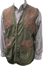 Bisley Shooting Vest Olive Green Skeet Vest Men's Gilet Waistcoat