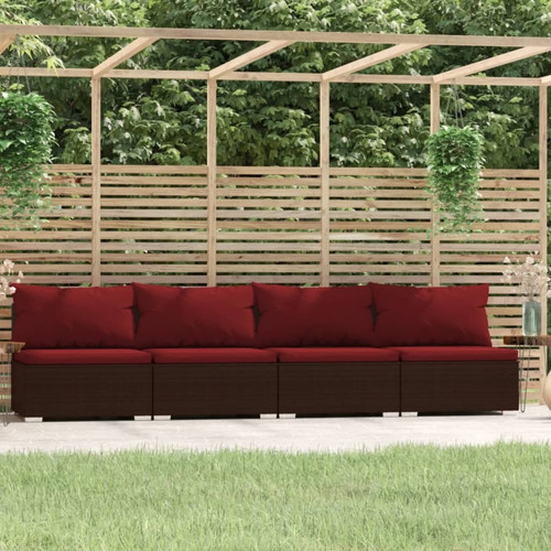 Seater sofa with cushions - 4,