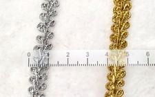 10mm SILKY SCROLL BRAID Blinds Lampshade Costume Upholstery Furnishing Gimp Trim