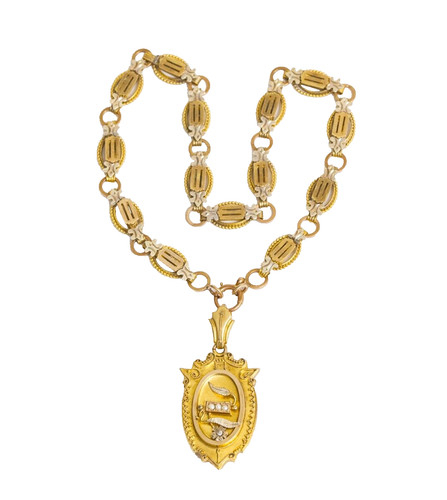 Antique victorian fancy link - antique,