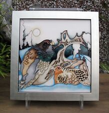 Moorcroft WOODLAND EDGE Plaque PLQ8 Numbered Edition 6. Retail Price £465 BIRDS