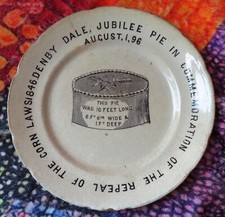 1896 Denby Dale Pie Plate