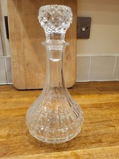 Vintage clear glass - clear, decanter