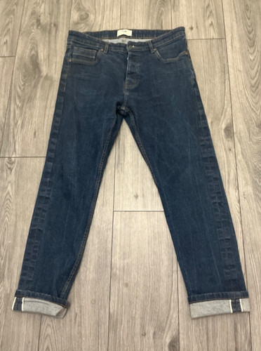 Folk dark indigo selvedge - dark,