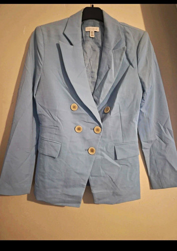 Topshop blue double - blue, breasted
