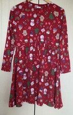 NEXT RED CHRISTMAS PATTERNED