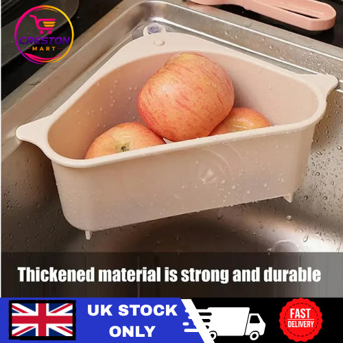 Plastic corner sink - sink, tidy
