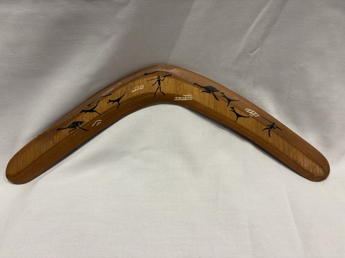 Wooden left handed boomerang - left,