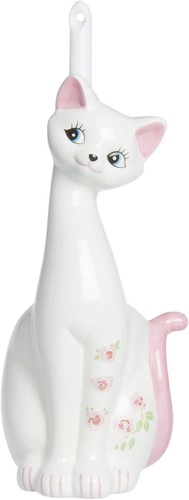 Cat toilet brush - , holder