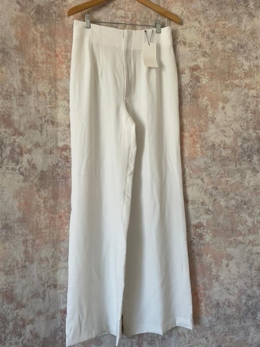 Zara white wide leg - wide, high