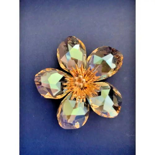Swarovski crystal diona - crystal, silk