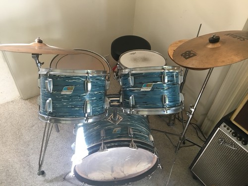 Vintage ludwig drum set - vintage,