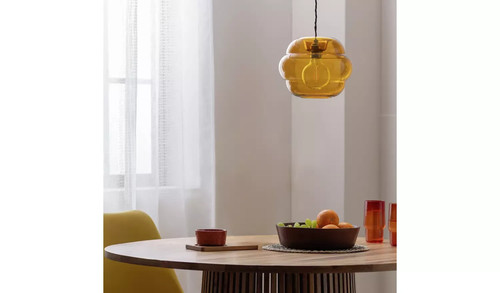 Habitat orange glass - habitat, honeycomb