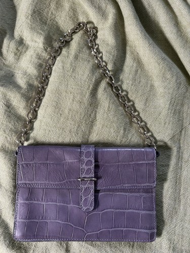 Furla lilac leather small bag - leather,