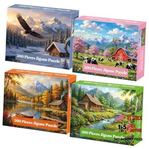 Pack 500 piece jigsaw - 500-piece,