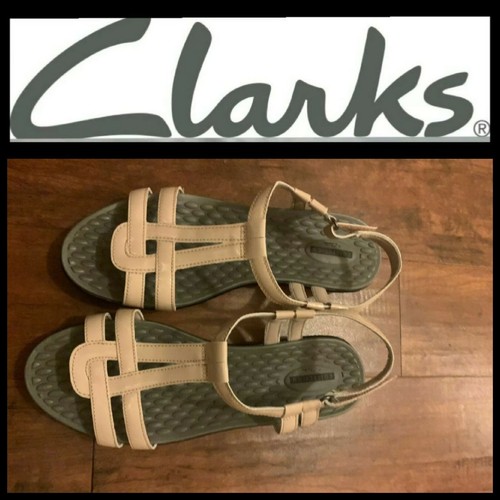 Clarks pink nude sonar - pink, patent