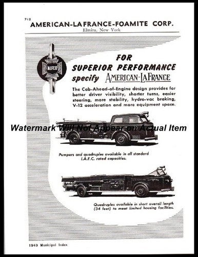1949 american lafrance foamite - american,