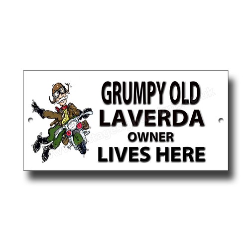 Grumpy old laverda - grumpy, owner