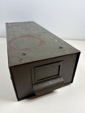 Industrial Vintage Index Drawers Green Filing Workshop Prop Set Film Stage TV