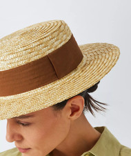 John Lewis Ladies Boater Hat
