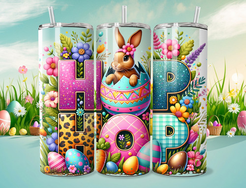 Easter bunny 20oz stainless - bunny,