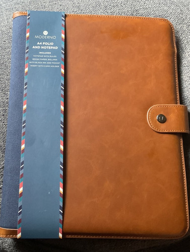 Moderno folio and - and, notepad