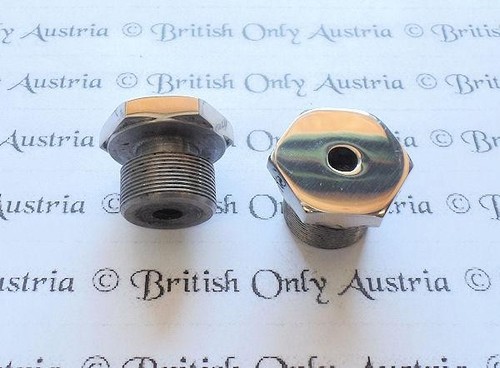 Velocette fork nuts - , top