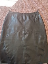Marks And Spencer Autograph Real Leather Skirt  Size 18 Brand New