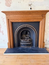 Fireplace surround and hearth