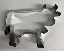 COW Brand New Stainless Steel Cookie Cutter 6CM X 7.3CM 