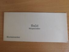 Original business card, Susat
