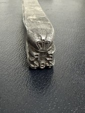 Rare Royal Crown E R  N494 Steel / Metal Tool Punch Stamp Verification Mark