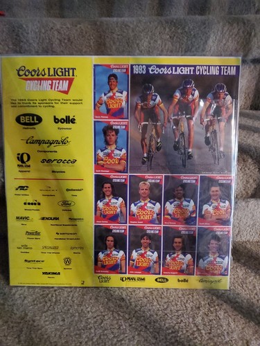 1993 coors light cycling - coors,