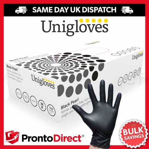 Black nitrile disposable - black,