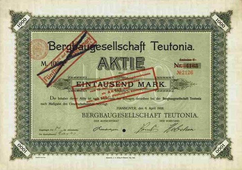 Mining company teutonia 1908 - mining,