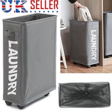 45L Laundry Basket Rolling