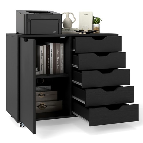 Rolling lateral file - file, cabinet