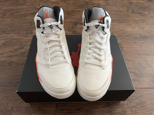 Air jordan retro - 5, orange